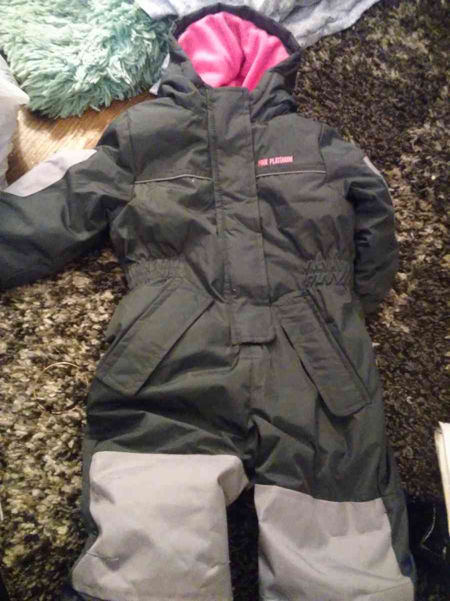 girls snow suits pink Platinum size 2T and 32 - Virginia Beach, Virginia