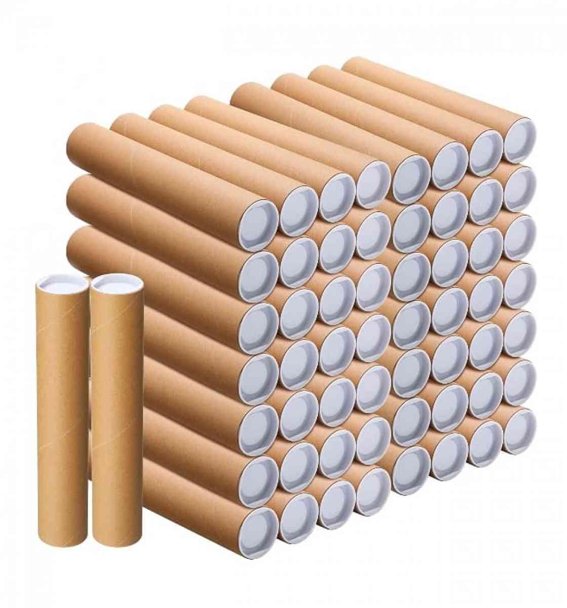60 Pack 2x 116 Mailing Tubes wCaps for Shipping Storing Mail - Adelanto, California
