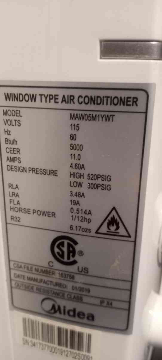 Air conditioner  midea brand - York, Pennsylvania - FleaMarketBay