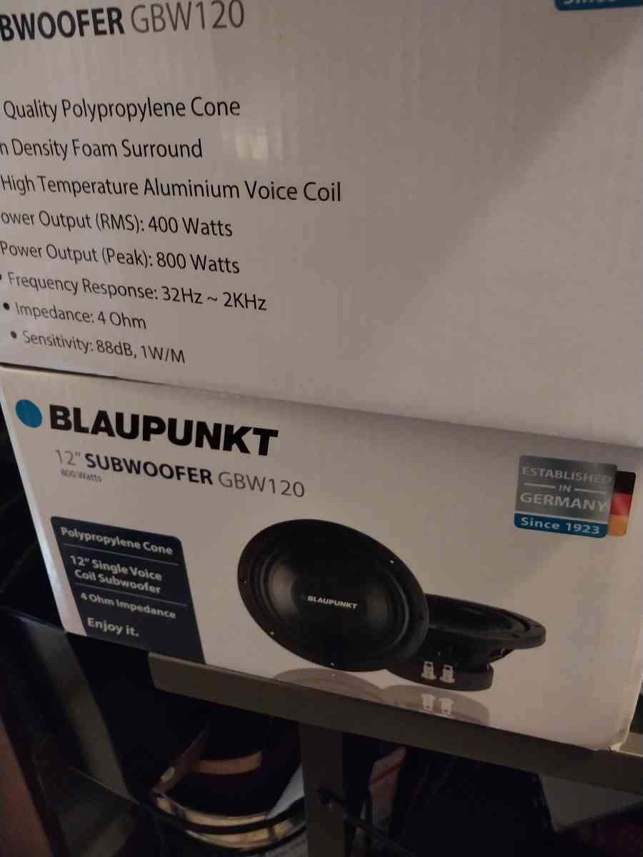 New Pair of Blaupunkt 12 Subs - Tallahassee, Florida