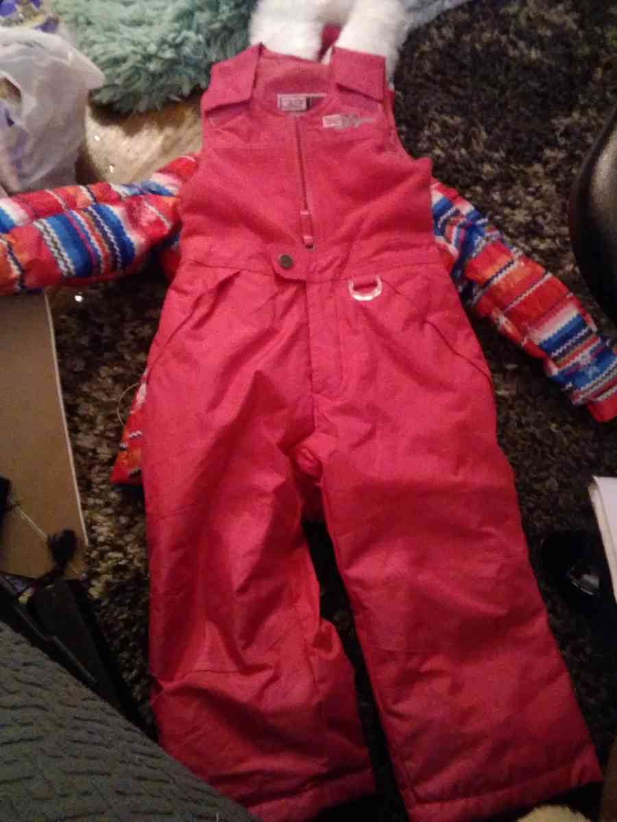 girls snow suits pink Platinum size 2T and 32 - Virginia Beach, Virginia - FleaMarketBay