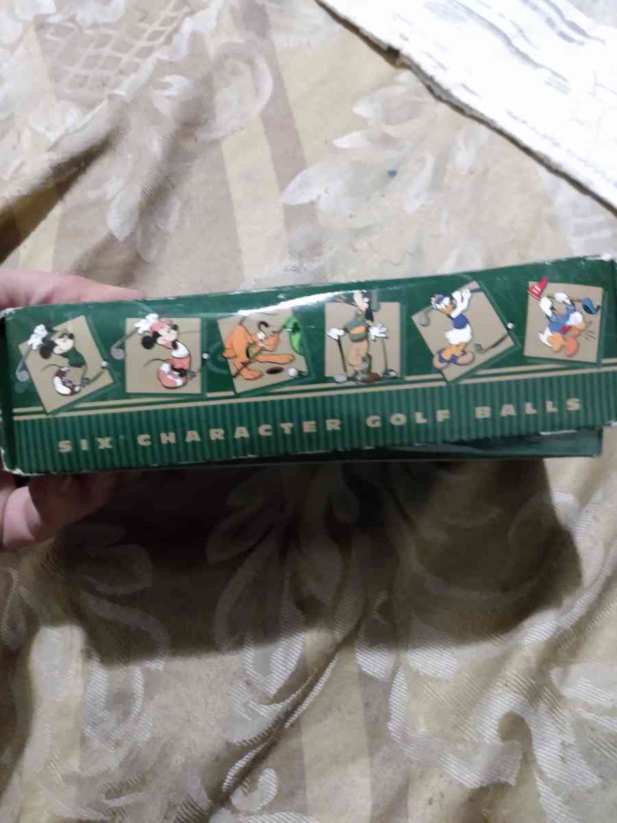golf balls with mickey and goofy and Donald disney collectio - Mobile, Alabama - FleaMarketBay