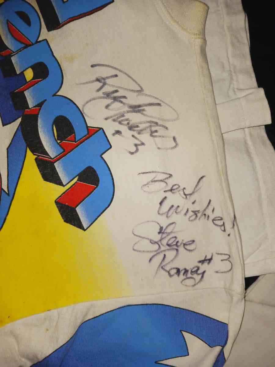 Dale Earnhardt shirt signed by his Pit Crew - Logan, Ohio - FleaMarketBay