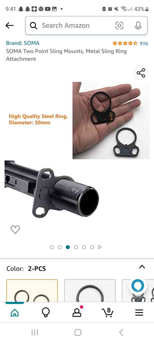 Two point Sling mount metal - Austin, Texas