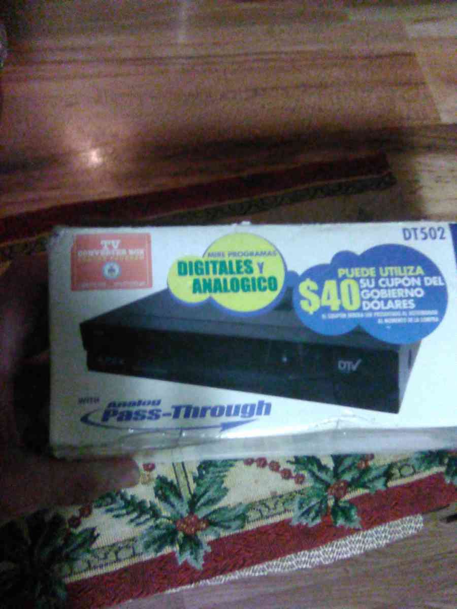 TV converter and signal box - Wayne, West Virginia