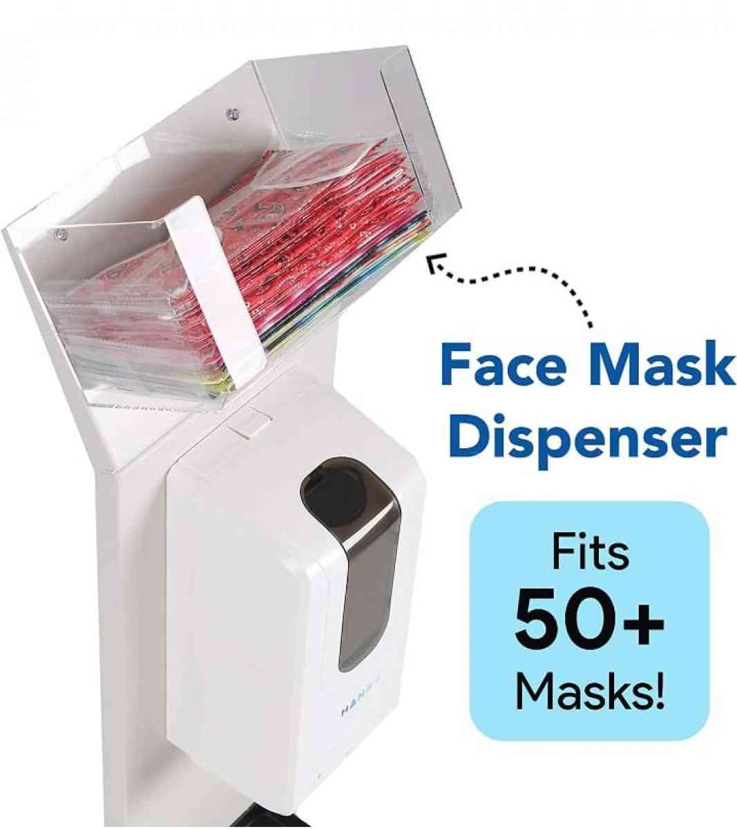 Automatic Hand Sanitizer Dispenser Stand wFace Mask Dispense - Victorville, California