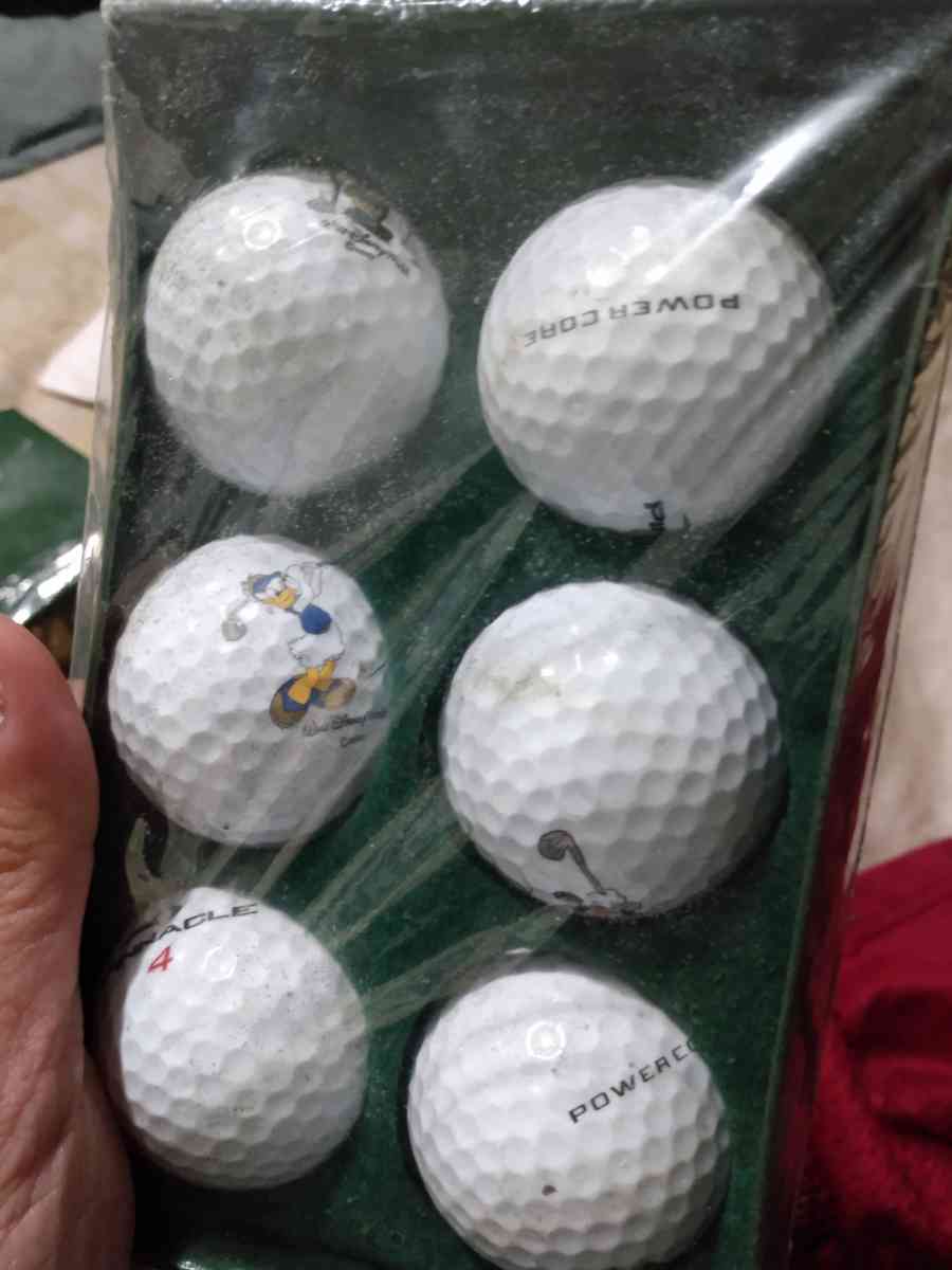 golf balls with mickey and goofy and Donald disney collectio - Mobile, Alabama - FleaMarketBay