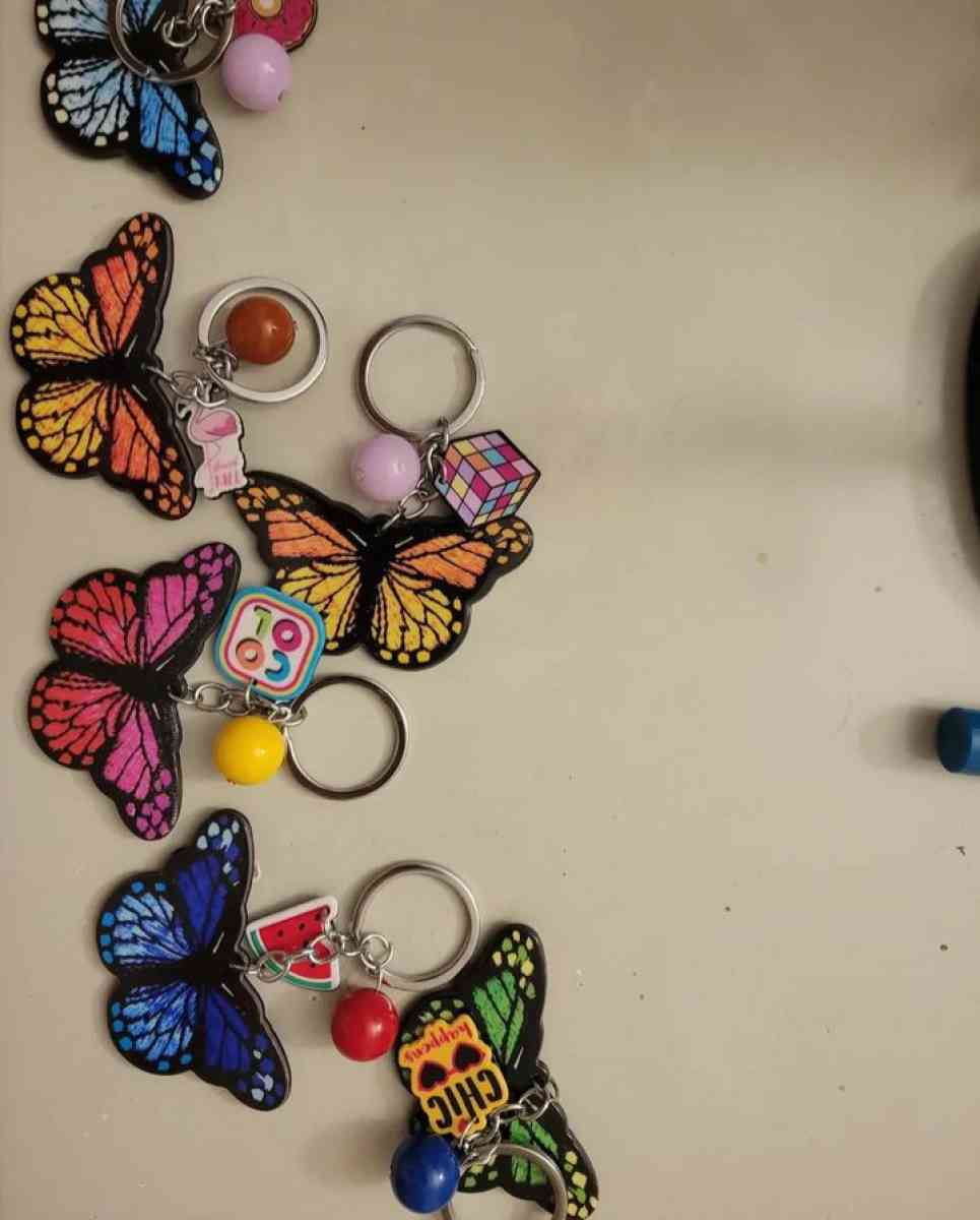 butterfly key chains