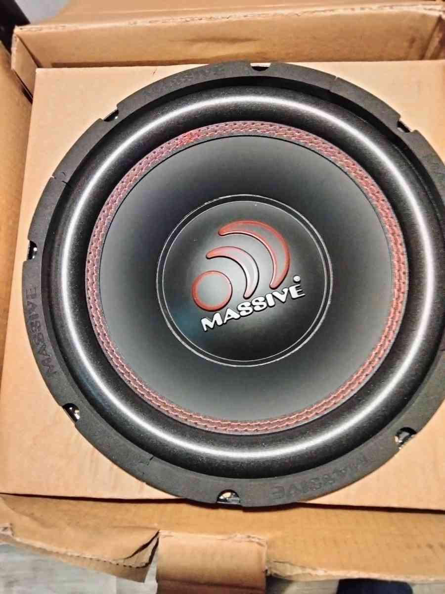 MASSIVE AUDIO 12 INCH SUBWOOFER - Commerce, Georgia