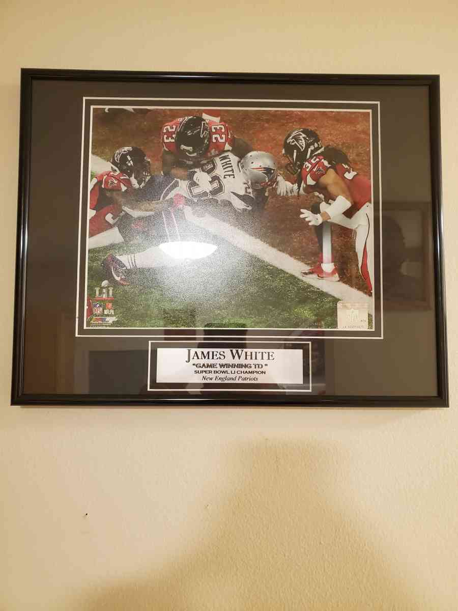 new England patriots picture frame