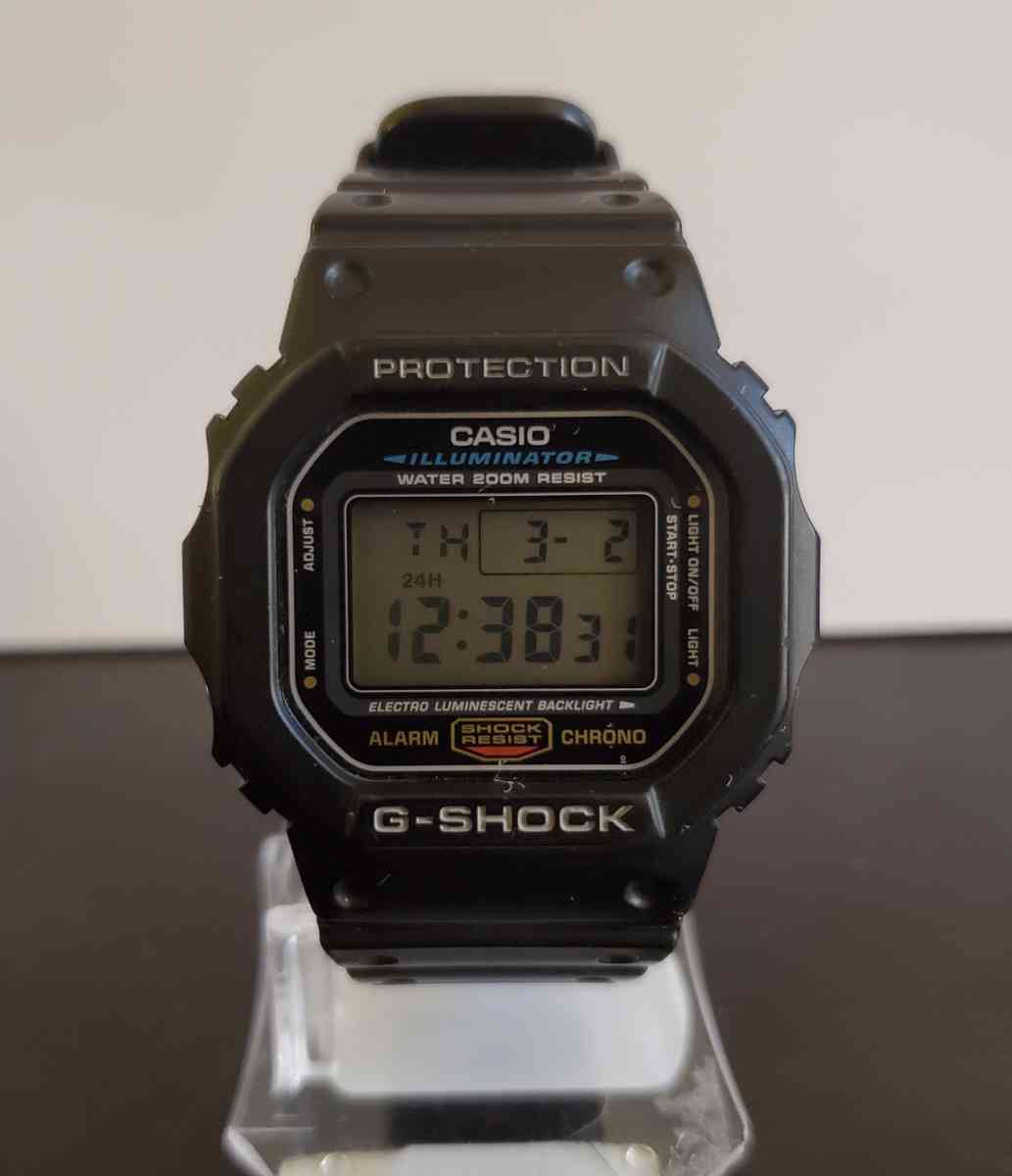 Casio Mens GShock DW5600 Classic Black Resin 44mm New Batter - Lorain, Ohio