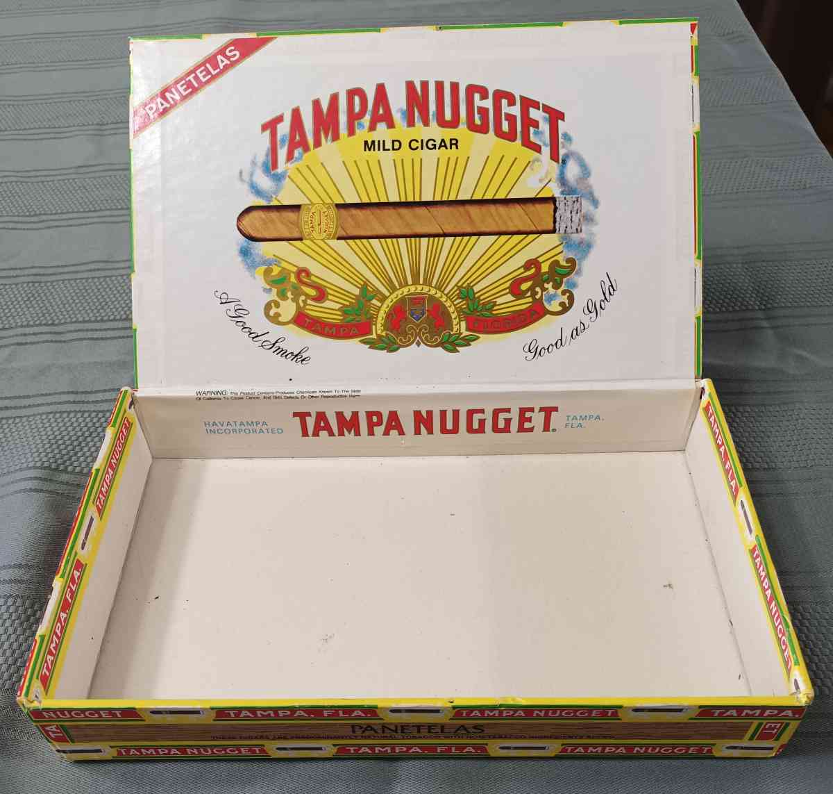 Tampa Nugget Cigar Box - Cincinnati, Ohio - FleaMarketBay