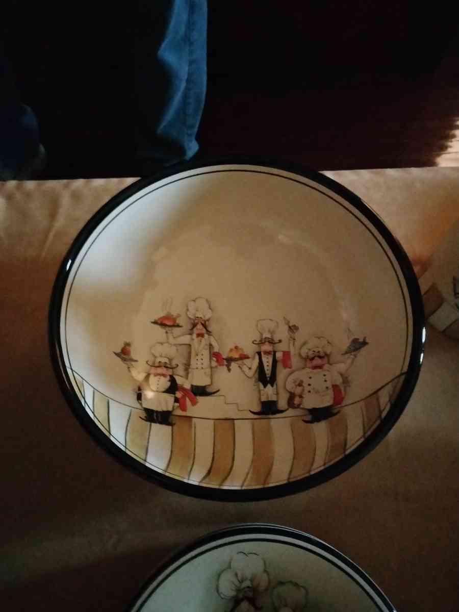 chef dish set - Spanaway, Washington - FleaMarketBay
