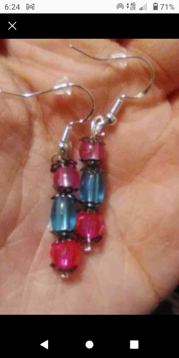 Handmade earrings - Wewoka, Oklahoma