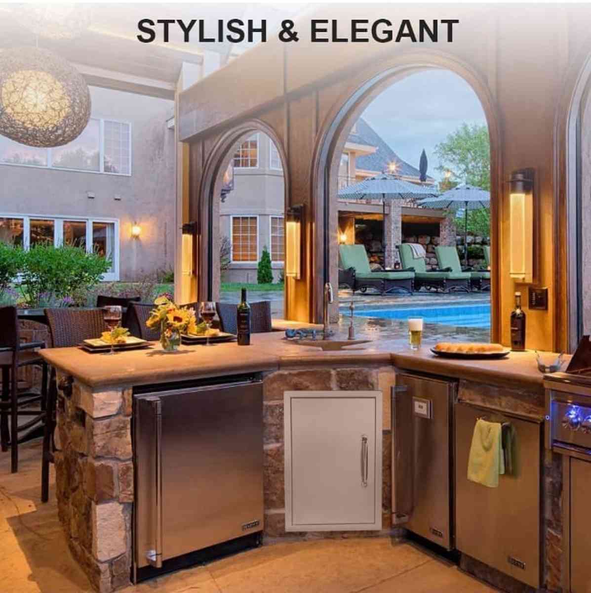 Outdoor Kitchen Door 14Wx20H BBQ Single Access Door Stainles - Adelanto, California - FleaMarketBay