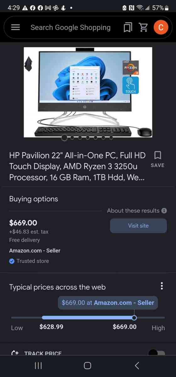hp all in one touch screen desttop - Noblesville, Indiana