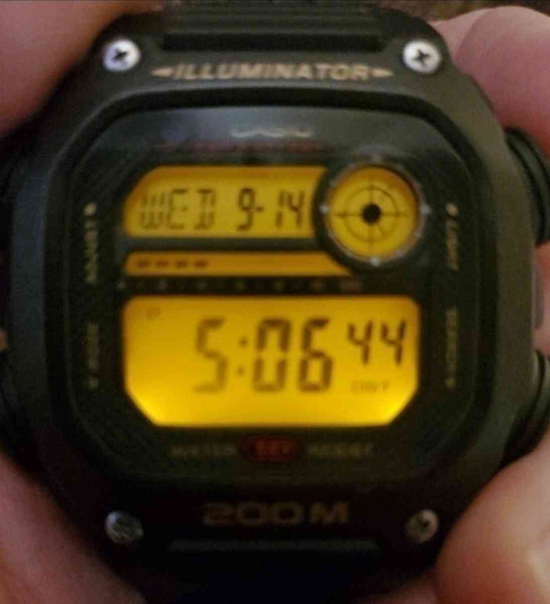 Casio Mens Digital Quartz 10 Year Batt200m Black Resin Watch - Lorain, Ohio - FleaMarketBay