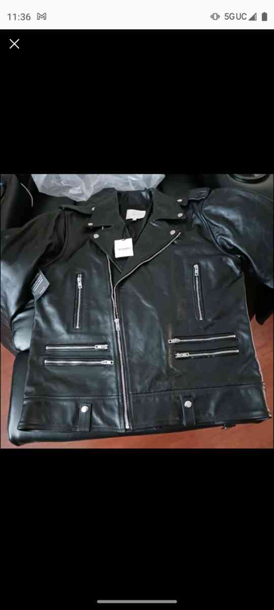 Brand new leather jacket NEAR pomerol retails for 2750 - Hacienda Heights, California