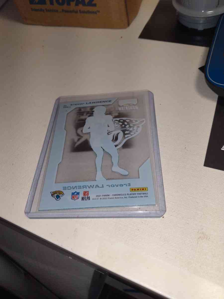 2021 playoff moment Trevor Lawrence rookie card - Alicia, Arkansas - FleaMarketBay