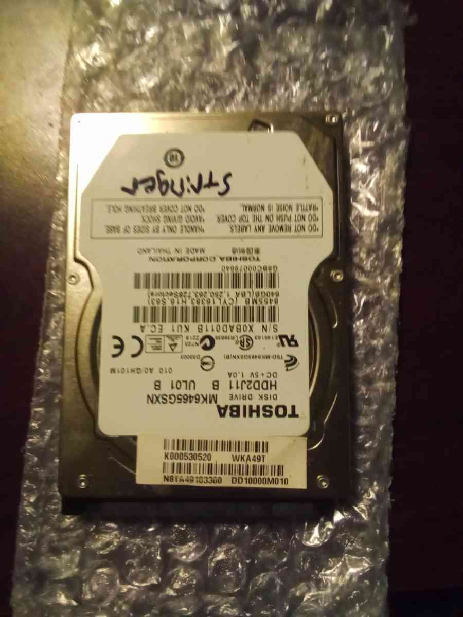 Toshiba internal disk drive 640gb - Adamsville, Alabama - FleaMarketBay