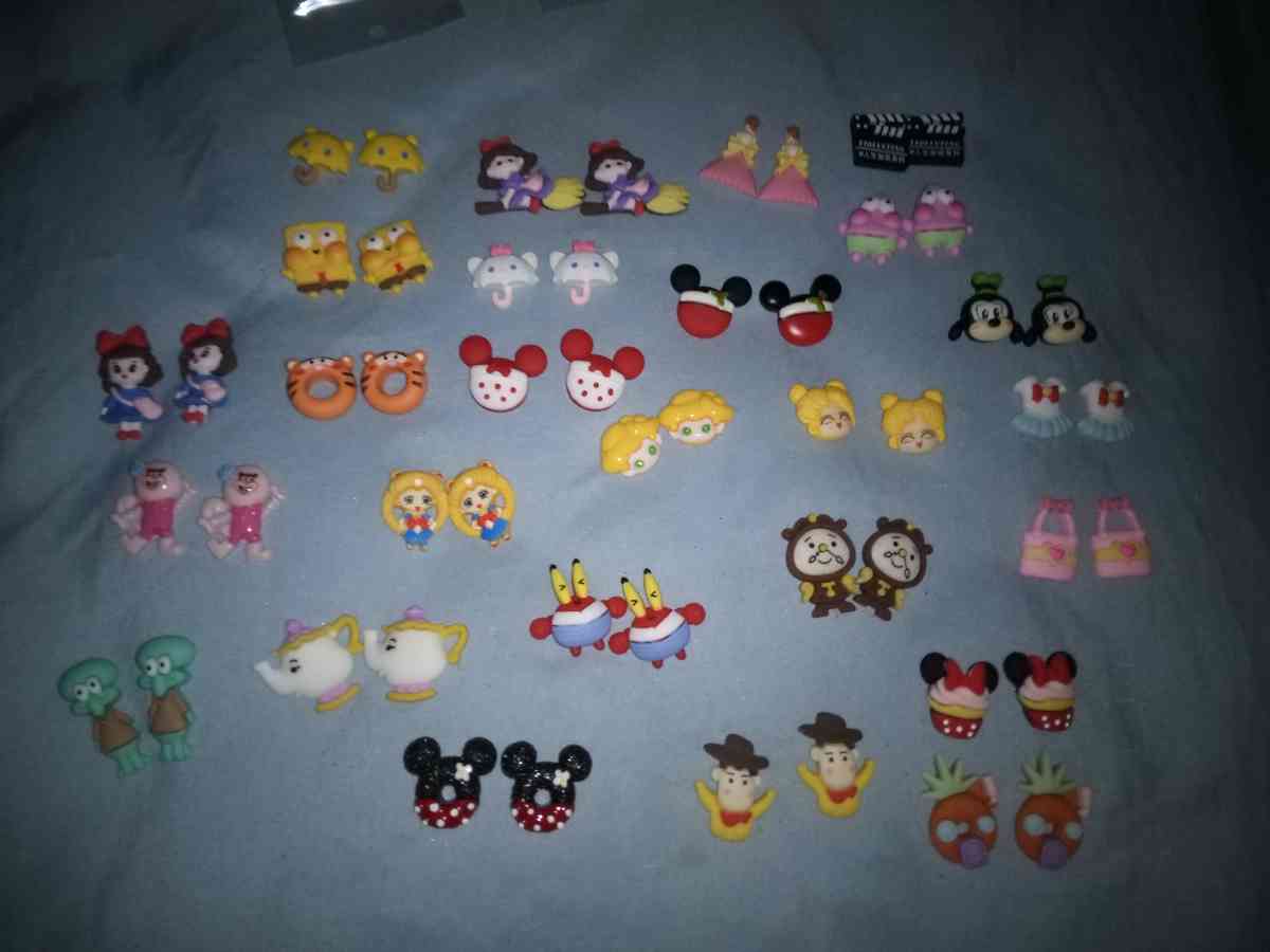 Handmade character earrings 2 dollars each - Dallas, Texas - FleaMarketBay
