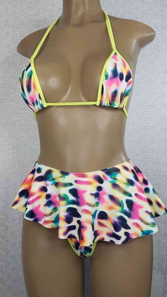 Custom Made Exotic  Bikini  with Skirt - Las Vegas, Nevada - FleaMarketBay