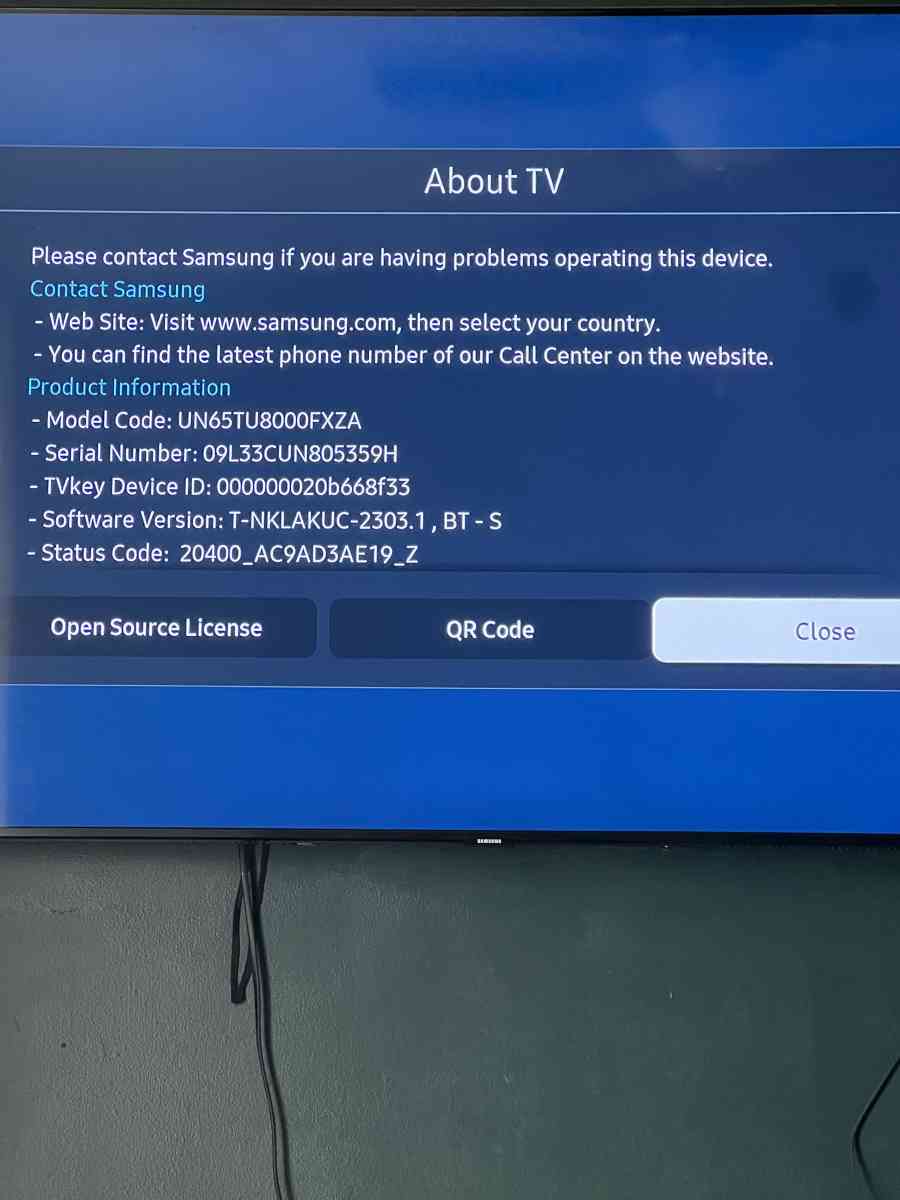 Samsung 8 series 65 smart tv - Frederick, Maryland - FleaMarketBay