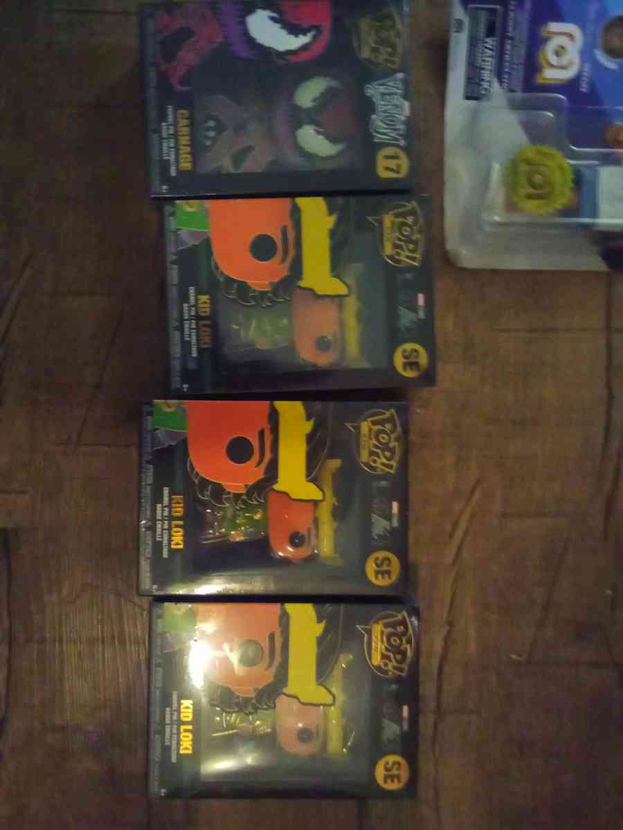 kid Loki and venom pin pop pin - Greensburg, Kentucky