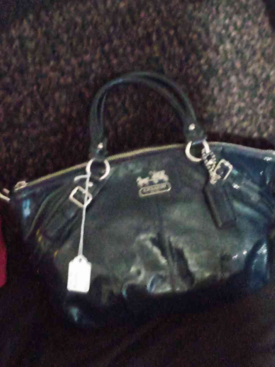 COACH DARK BLUE HANDBAG - Belen, New Mexico