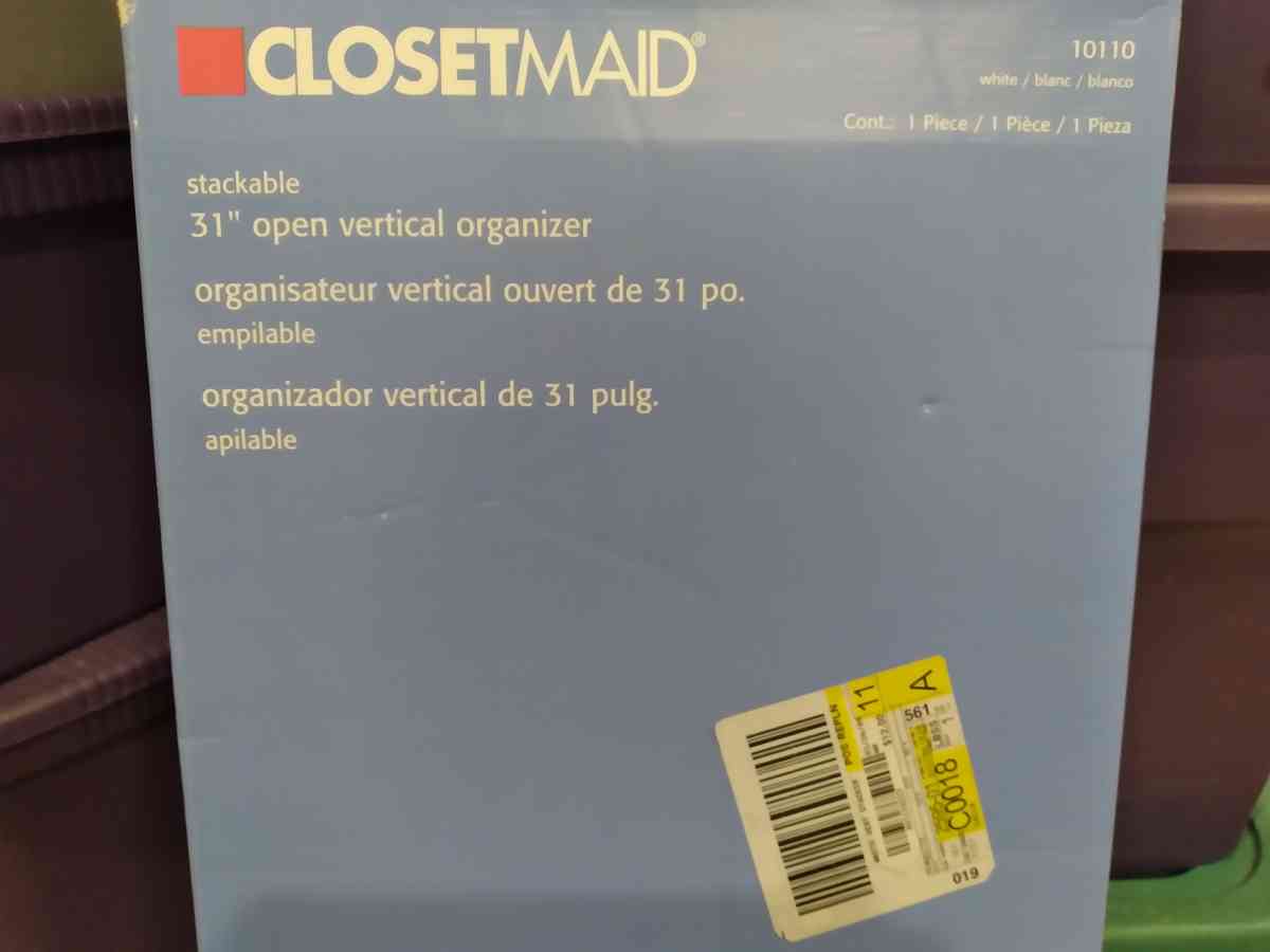 closetmaid stackable organizer - Arlington, Washington - FleaMarketBay