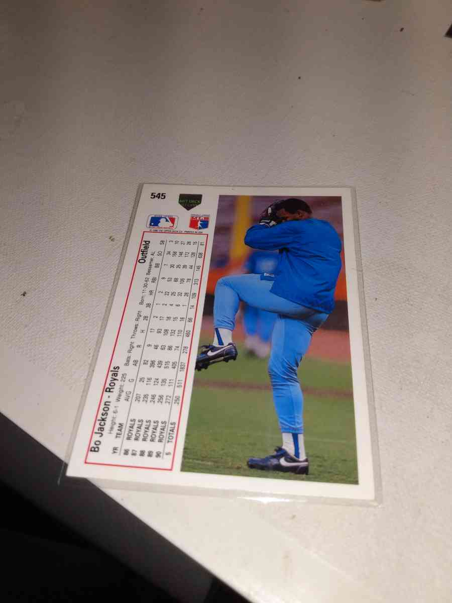 1991 upper Deck Bo Jackson - Alicia, Arkansas - FleaMarketBay