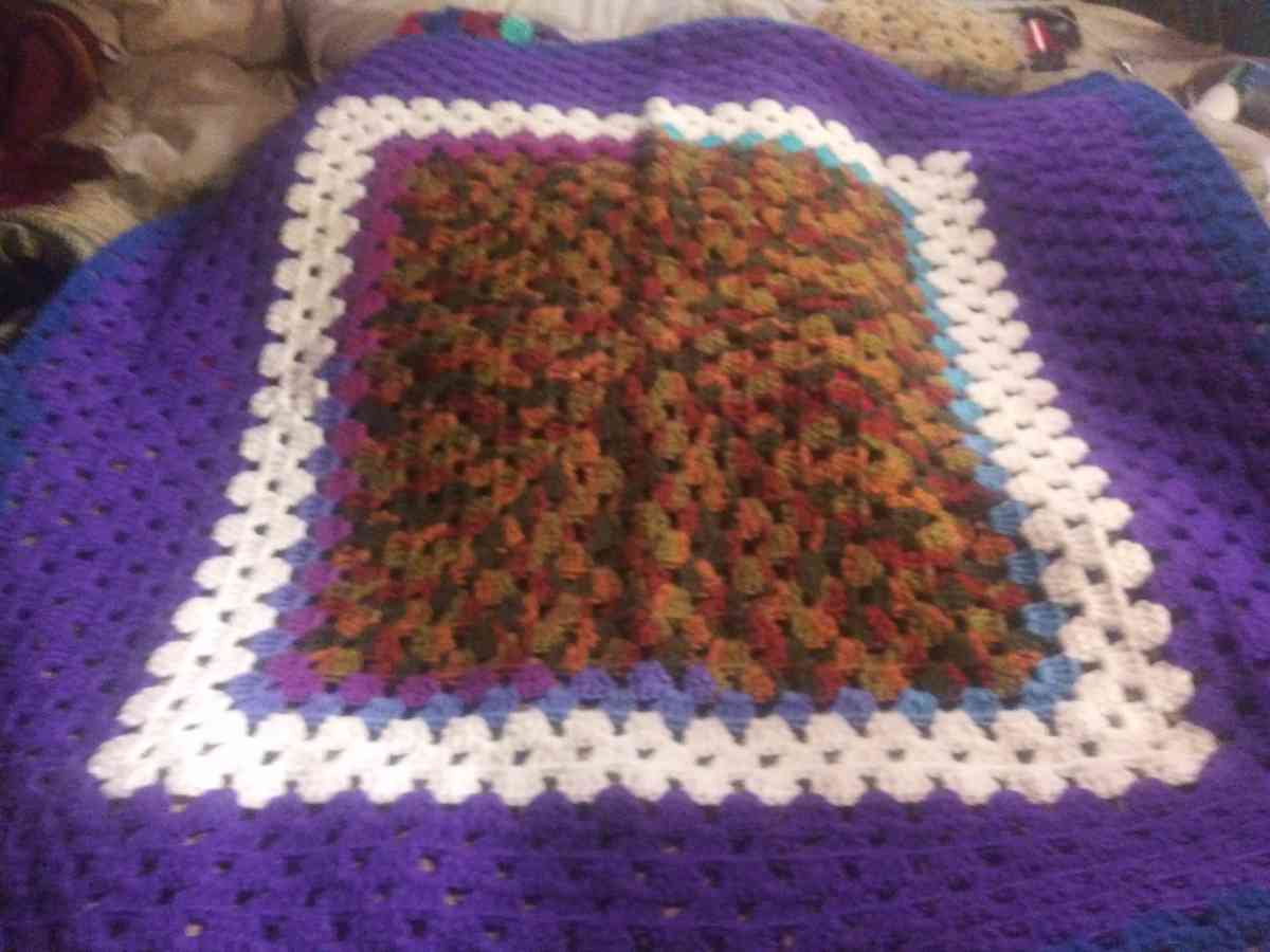 Homemade Crocheted Baby Blanket - Alliance, Ohio