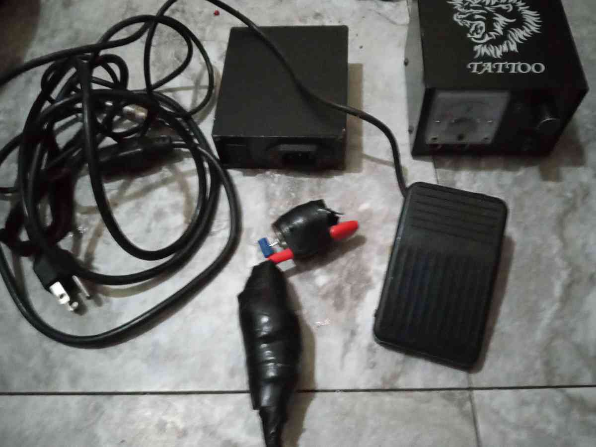 tattoo equipment machine and 40 bottles of tattoo ink - New Orleans, Louisiana - FleaMarketBay