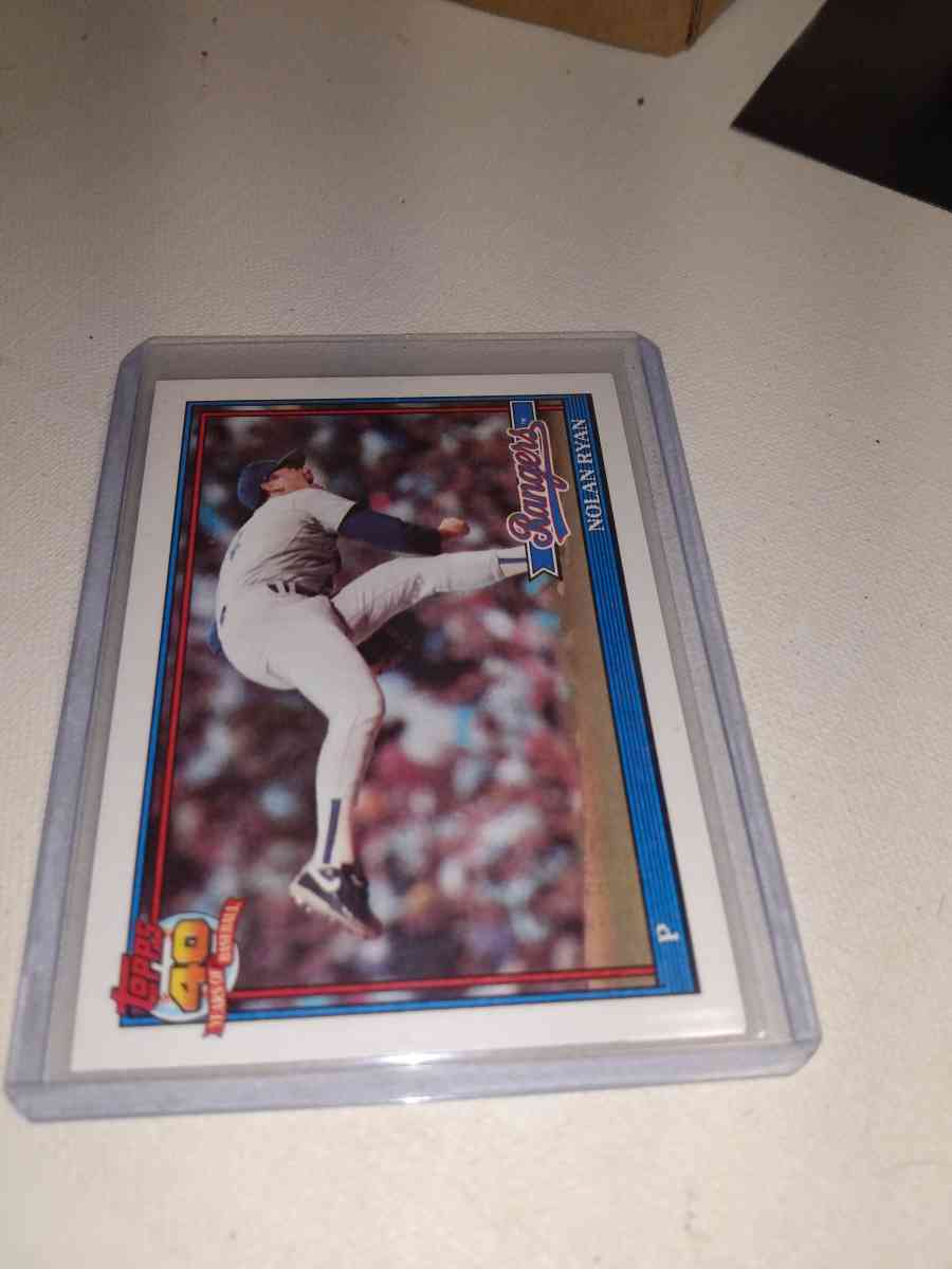 40th anniversary tops 1991 Nolan Ryan