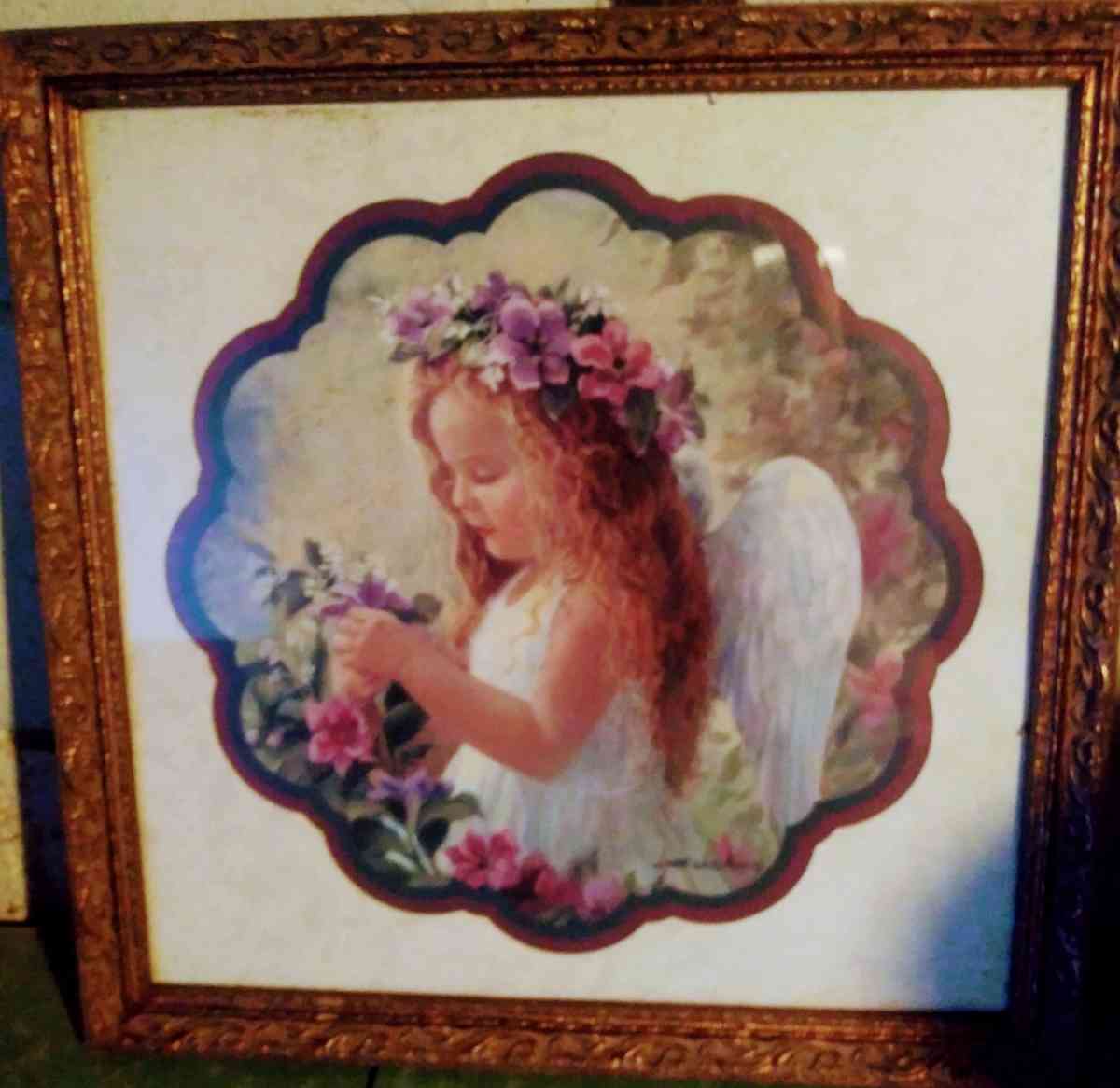 Angel Girl Picture in Frame - Alliance, Ohio