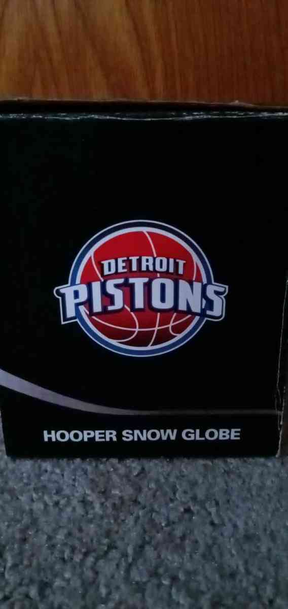 Detroit Pistons snow globe - Westland, Michigan