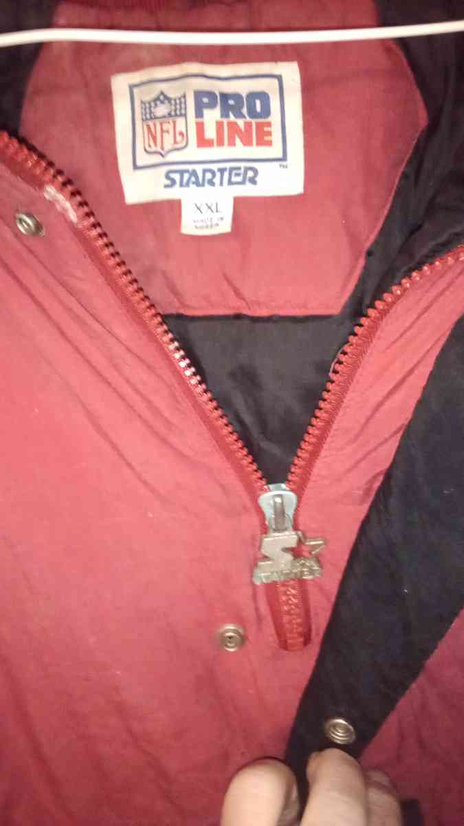 SF 49ers Pro line starter half zip jacket - Hagerstown, Maryland - FleaMarketBay