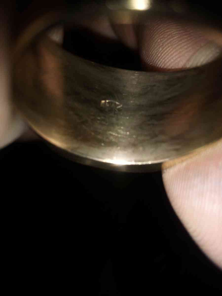 15g mens 18k stamped gold ring - Puyallup, Washington - FleaMarketBay