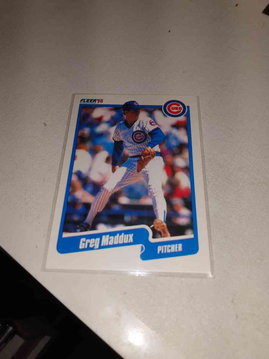 1990 Fleer Greg Maddox