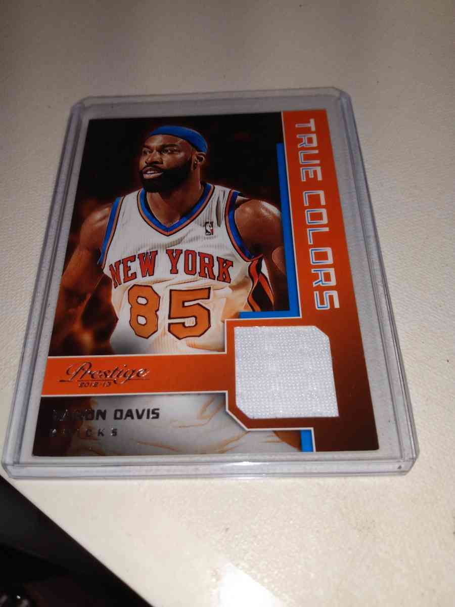 2012 panini Baron Davis New York Knicks relic