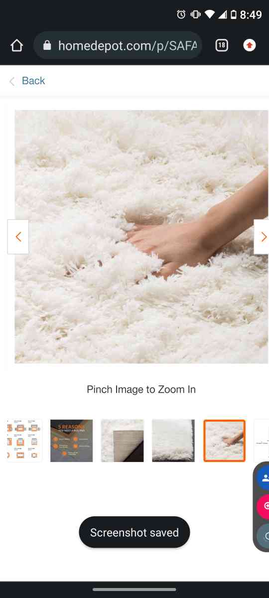 safavieh polar rug white 9x12 - Yuma, Arizona - FleaMarketBay