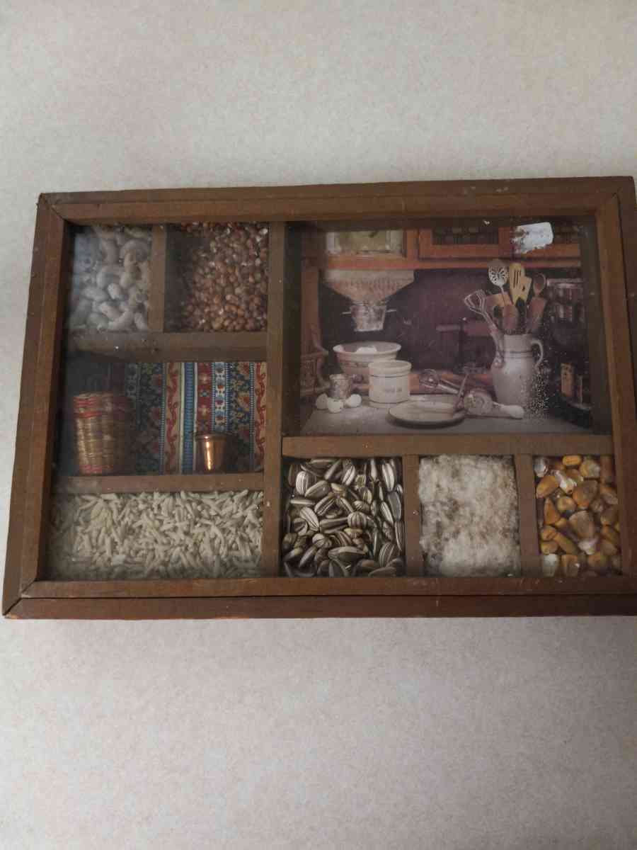 vintage shadow box - Bangor, Maine