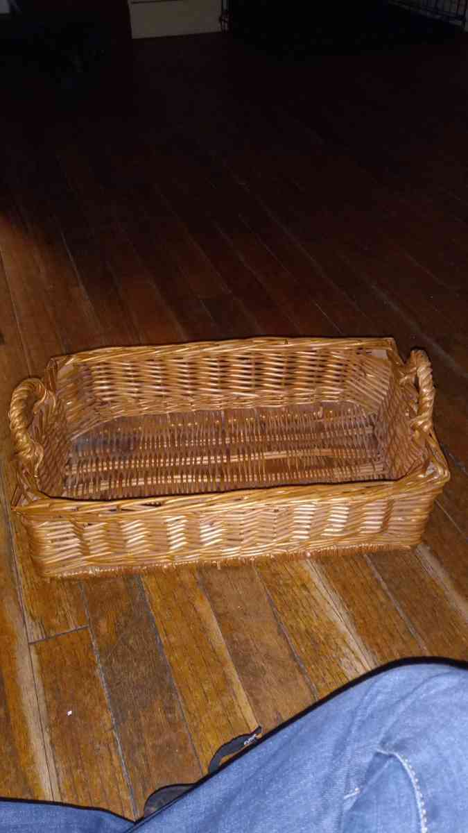 vintage wicker basket - Bangor, Maine