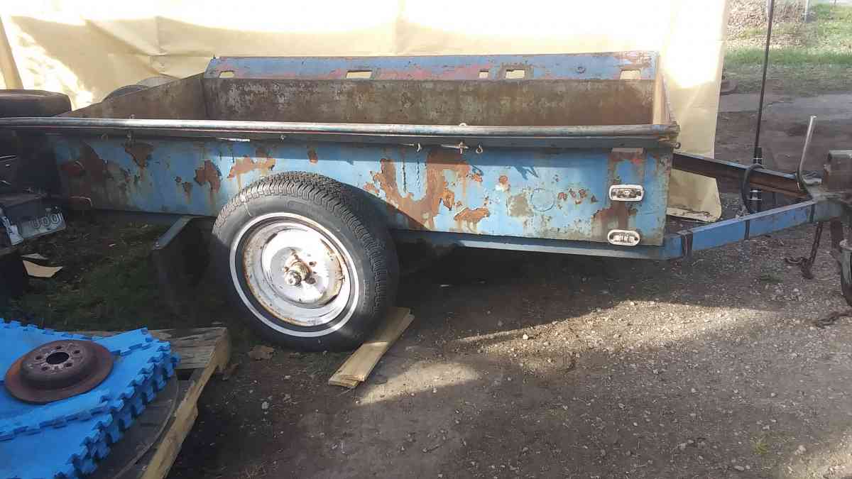homemade steel trailer - Pekin, Illinois