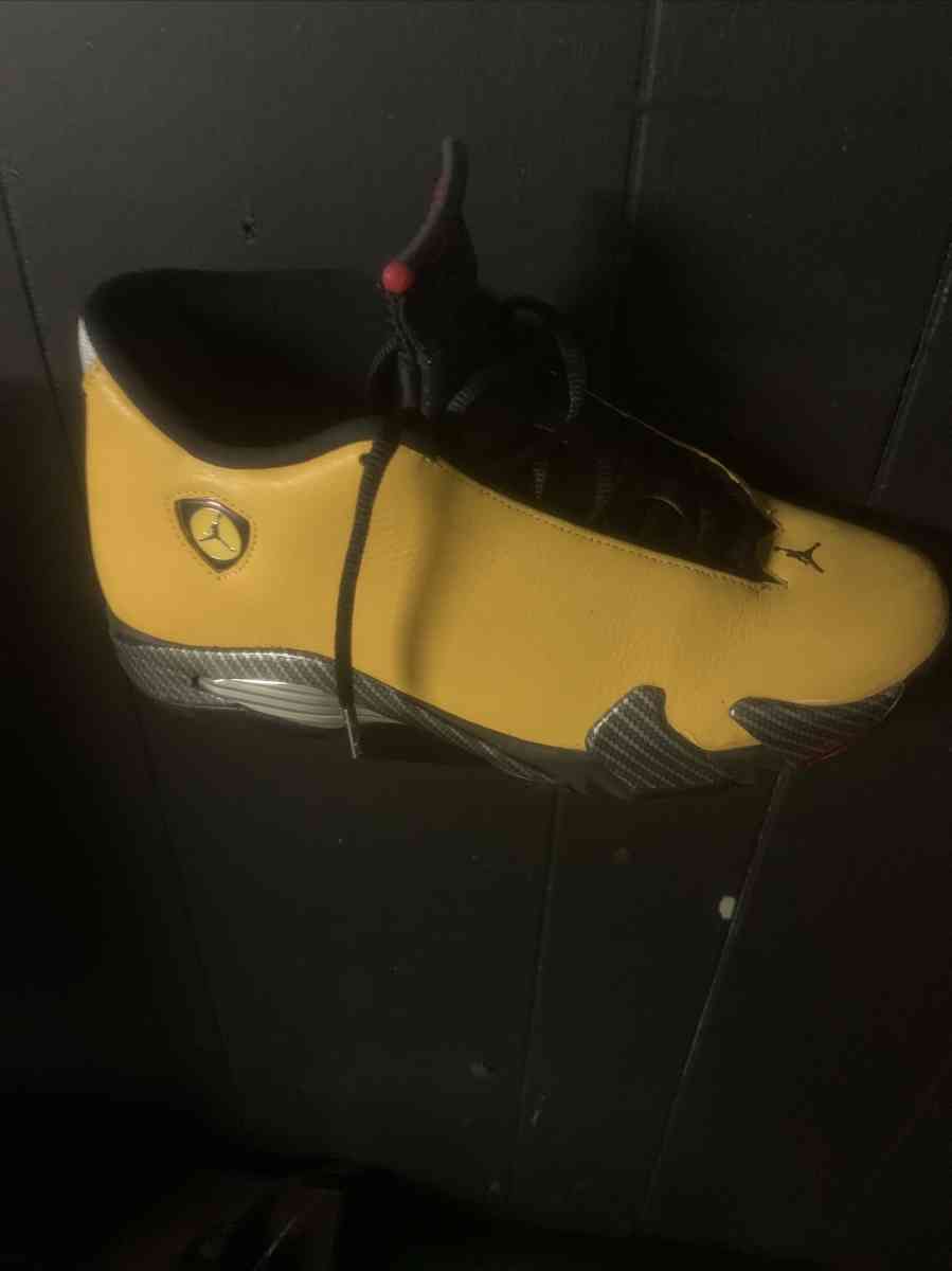 Jordan 14s Ferrari yellow - New Bedford, Massachusetts - FleaMarketBay
