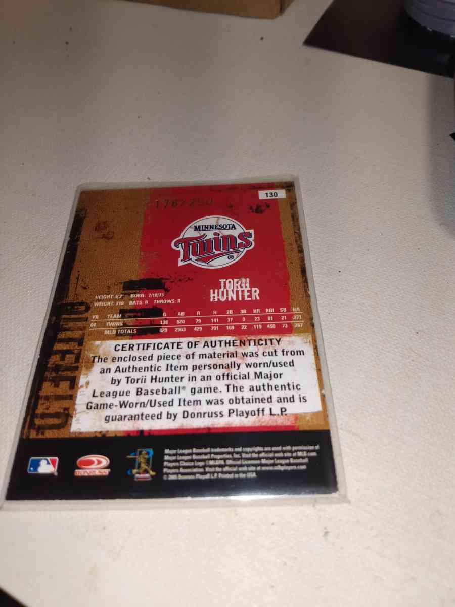 1985 relic leather and lumber Tori Hunter - Alicia, Arkansas - FleaMarketBay