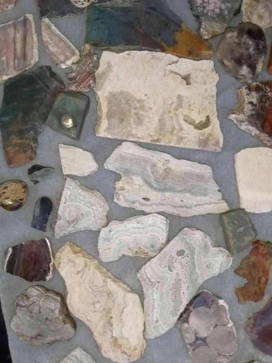 agatized petrified wood slabs - Arcata, California - FleaMarketBay