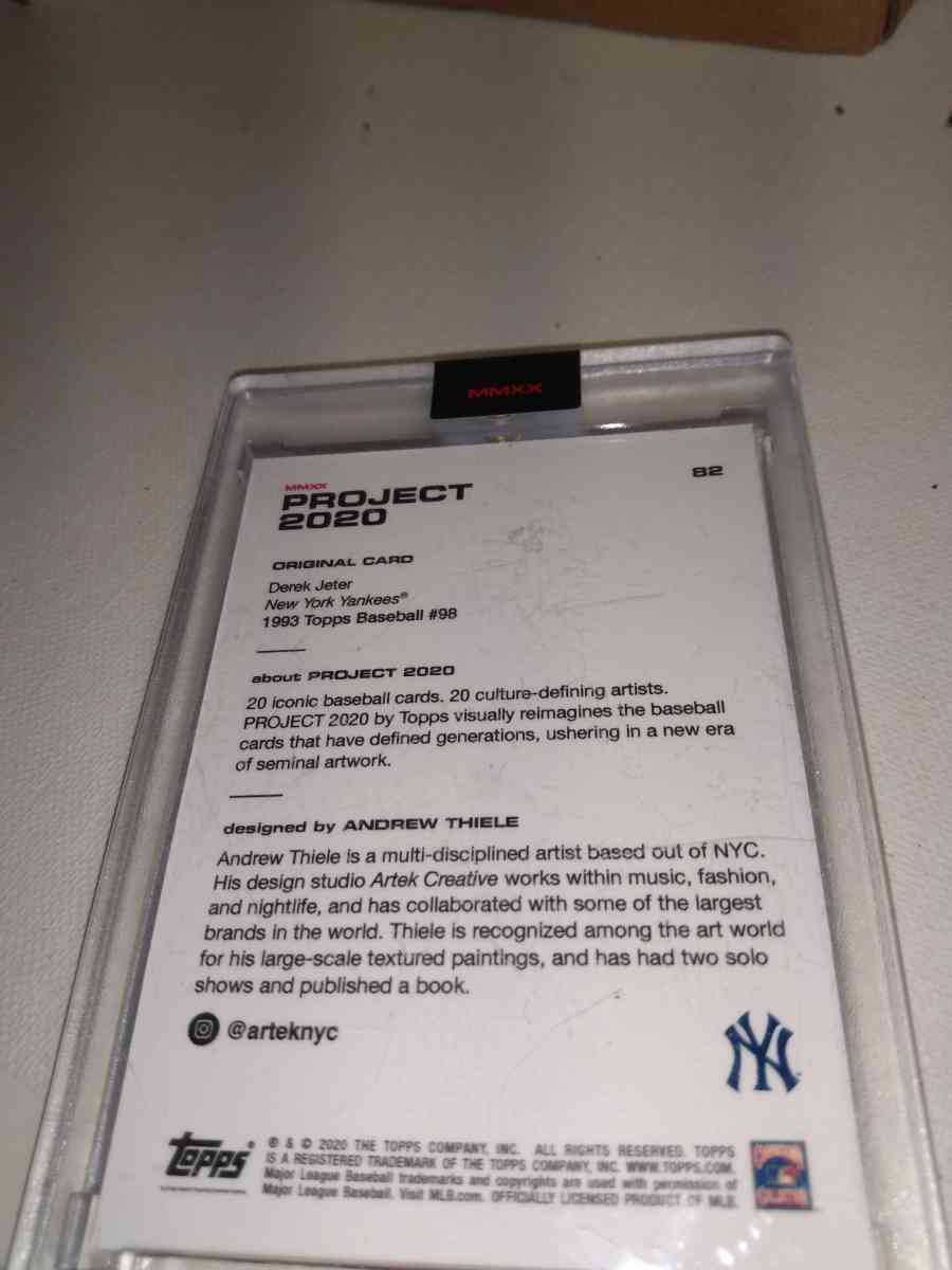 Topps 2020 Derek Jeter - Alicia, Arkansas - FleaMarketBay