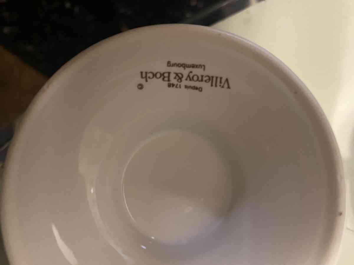 Villeroy and Bosch parfait bowls made in Luxenberg in 1748 - Claremont, California - FleaMarketBay