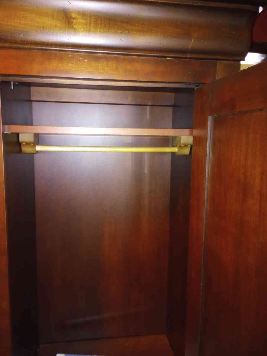 Large vintage BrownSienna solid wood early 1900s - Hollywood, Florida - FleaMarketBay